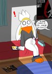 anthro balls bedroom blush caught_in_the_act caught_masturbating clothing electronics female genitals male masturbation paws penis phone poster solo speech_bubble surprised_expression text tissue_box underwear mr_fuwa green_day nintendo pokemon sega sonic_the_hedgehog_(series) shadow_the_hedgehog braixen generation_6_pokemon generation_8_pokemon lagomorph leporid mammal pokemon_(species) rabbit raboot absurd_res english_text hi_res