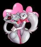 2018 alpha_channel anfisa_(vkontakte) anthro biped butt cellphone cheek_tuft claws collar collar_only domestic_cat duo electronics eyebrows facial_tuft felid feline felis female female_symbol gender_symbol grey_body hand_on_hip heart_symbol hi_res holding_cellphone holding_object holding_phone kerchief kerchief_only looking_at_cellphone looking_at_object looking_at_phone machinewithsoul mammal mink mostly_nude mustelid musteline neckerchief neckerchief_only nude nura_(vkontakte) open_mouth phone pink_nose pose selfie smartphone standing symbol taking_picture taking_selfie teeth tongue tongue_out true_musteline tuft vkontakte white_body