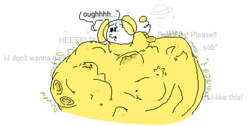 ambiguous_gender ambiguous_prey armless ass_up begging_for_mercy belly big_belly biped black_eyes bloated blush blush_lines bodily_noises bodysuit bubble_helmet calling_for_help churn clothing dialogue digestion digestion_noises digestion_sequence distorted_text duckface ellipsis empty_eyes face_imprint fatal_vore floating_eyebrows fully_inside green_text gurgle_(sound_effect) half-closed_eyes hand_imprint huge_belly hyper hyper_belly imminent_death imprint line_tail looking_pleasured lying male male_pred mass_vore moan monotone_bodysuit monotone_skinsuit motion_lines multiple_prey narrowed_eyes noseless o3o on_front open_mouth orgasm_face partial_speech_bubble resting_on_belly rumbling_stomach same_size_vore short_legs side_view simple_background size_difference skinsuit smaller_male smaller_pred sobbing soft_vore solo sound_effects space space_helmet spacesuit speech_bubble spiral_tail struggling struggling_prey stuttering tail tail_orb talking_to_another talking_to_pred text thin_tail three-quarter_view tight_clothing unseen_prey unwilling_prey vore white_background white_face yelling yellow_bodysuit yellow_clothing yellow_skinsuit yellow_spacesuit yellow_tail meatcanister chuchu_rocket sega chubei mammal mouse murid murine rodent 2025 digital_media_(artwork) english_description english_text hi_res pixel_(artwork)