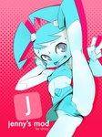 2017 android blush clothing doxy female glistening glistening_clothing jenny_wakeman machine my_life_as_a_teenage_robot nickelodeon not_furry robot solo