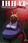 2020 absurd_res anthro belly big_breasts black_body black_fur blake_dinewel blonde_hair blue_eyes blush bottomwear breasts buckteeth butt chain-link_fence clothing colored comic cover cover_art cover_page deep_navel english_text female fence fur hair hi_res hotpants if_hell_had_a_taste lagomorph leporid mammal navel obese obese_anthro obese_female open_mouth overweight overweight_anthro overweight_female rabbit shirt shorts solo teeth text thick_thighs topwear viroveteruscy wide_hips