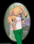 amputee blind bottomwear clothed clothing disability eyes_closed handless low-riding male oversized_bottomwear oversized_clothing oversized_pants pants prosthetic prosthetic_hands mrpandragon hare lagomorph leporid mammal tolai_hare absurd_res alpha_channel hi_res