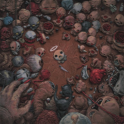 ambiguous_gender blood bodily_fluids body_horror bone brain colored_nails crying eyeball feral fingernails frown gore group halo heart_(organ) horn horror_(theme) knife nails organs red_nails tears toony wings plastiboo the_binding_of_isaac_(series) arachnid arthropod demon fly_(animal) human humanoid insect mammal spider 1:1 digital_media_(artwork) hi_res