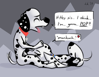 animal_genitalia animal_vulva announcing_orgasm anus black_nose black_spots black_vulva blue_collar canine_genitalia canine_vulva clitoral clitoral_masturbation collar duo eyes_closed fellatio female female_penetrated feral feral_on_feral feral_penetrated feral_penetrating feral_penetrating_feral floppy_ears freckled_face freckles fur genitals grey_background heterochromatic_ears imminent_orgasm intraspecies leg_markings male male/female male_penetrating male_penetrating_female markings masturbation obscured_penetration oral oral_penetration penetration penile penile_penetration plump_labia red_collar sex simple_background socks_(marking) speech_bubble spots vulva white_body white_fur white_spots kettukarkki 101_dalmatian_street 101_dalmatians disney dolly_(101_dalmatians) dylan_(101_dalmatians) canid canine canis dalmatian domestic_dog mammal hi_res brother_(lore) brother_and_sister_(lore) incest_(lore) sibling_(lore) sister_(lore)