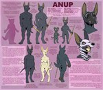 2018 4_toes 5_fingers albino alien anthro anubian_jackal anubis anup athletic athletic_anthro athletic_female athletic_male biped black_body black_fur black_nose bodypaint border breasts brown_pawpads canid canine canis collarbone crotch_lines deity digital_media_(artwork) digitigrade domestic_dog egyptian_mythology english_text face_paint featureless_breasts featureless_crotch feet female fingers front_view fur gas_mask grey_body grey_fur grey_tail group hayven_celestia hi_res holding_object holding_staff information_box jackal male mammal mask middle_eastern_mythology muscular muscular_female mythology nude pawpads pink_background pink_border rear_view religion rick_griffin rod shoulder_blades simple_background slightly_chubby slightly_chubby_anthro slightly_chubby_male snout soft_abs species_sheet staff standing tail teeth text toes tongue white_body white_fur wishbone_mouth yellow_body yellow_fur yellow_sclera yellow_tail yellow_tongue young young_anthro young_male