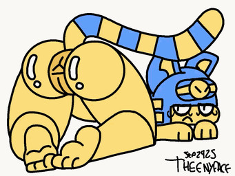 all_fours anus blinking blue_hair butt feet female genitals hair looking_at_viewer nude simple_background solo tail vulva white_background yellow_body theenyface animal_crossing nintendo ankha_(animal_crossing) domestic_cat felid feline felis mammal 2d_animation 4:3 animated loop motion_tweening