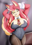 anthro big_breasts breasts clothed clothing female fur multicolored_body pink_body pink_fur solo two_tone_body zeroviks sega sonic_the_hedgehog_(series) the_murder_of_sonic_the_hedgehog conductor's_wife_(sonic) canid canine canis domestic_dog mammal digital_media_(artwork) hi_res signature