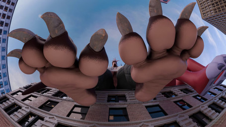3_toes 4_toes ambiguous_gender anthro barefoot blonde_hair blue_eyes brown_body building city claws destruction feet female foot_fetish foot_focus green_eyes hair looking_at_viewer looking_down low-angle_view macro male nude outside pawpads paws plantigrade red_body sitting sky soles solo toe_claws toes worm's-eye_view cirez_(artist) european_mythology mythology cirez tyrianna dragon mammal mythological_creature mythological_scalie reptile scalie western_dragon 16:9 3d_(artwork) 3d_animation animated digital_media_(artwork) hi_res long_playtime sound video widescreen