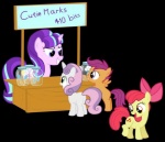 black_background booth booth_(structure) cutie_mark feathered_wings feathers female feral group hair horn multicolored_hair orange_body orange_feathers purple_hair red_hair simple_background two_tone_hair vendor_stand wings young friendship_is_magic hasbro my_little_pony mythology apple_bloom_(mlp) cutie_mark_crusaders_(mlp) scootaloo_(mlp) starlight_glimmer_(mlp) sweetie_belle_(mlp) earth_pony equid equine horse mammal mythological_creature mythological_equine pegasus pony unicorn