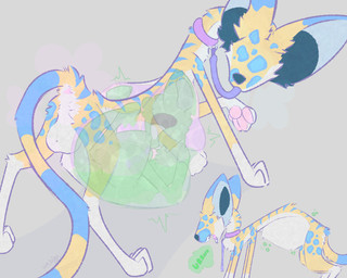 ambiguous_anthro ambiguous_gender ambiguous_prey anthro anthro_prey anus balls blind bodily_noises burp_cloud burping butt collar digestion disability fatal_vore feral feral_pred from_behind_position genitals leash leash_in_mouth leash_in_own_mouth leashed_collar male male/ambiguous male_feral male_pred object_in_mouth oral_vore pawpads presenting presenting_hindquarters saliva_on_leash saliva_on_object sex soft_vore tan_balls vore vore_tether x-ray_view soft_bugg applejuice_(soft_bugg) fink_(farfetchedfink) goo_creature unknown_species 5:4 absurd_res hi_res sequence