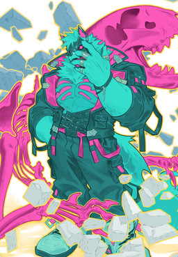 5_fingers anthro bone claws clothed clothed_anthro clothed_male clothing fingers footwear fur hunter male mask muscular muscular_anthro muscular_male shoes skeleton teal_body teal_fur moodraw lifewonders tokyo_afterschool_summoners koshchei_(tas) canid canine canis mammal undead wolf hi_res