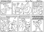 2005 akita anthro bag canid canine canis closet_coon clothed clothing colin_young comic dialogue domestic_dog english_text fox group homophobia hybrid leafdog male mammal monochrome muscular muscular_male pecs poop_(artist) rick_mooney shiba_inu spitz taro_nishikawa text topless trolling wolf