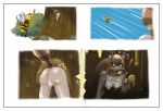 anthro bee_sting beehive butt female food honey_(food) outside pain plant tail through_wall tree wood drxsmokey arthropod bee hymenopteran insect mammal procyonid raccoon 2011 archived_source comic hi_res