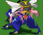 amphibian anthro arthropod blush bodily_fluids clitoris duo erection female female_penetrated generation_3_pokemon generation_6_pokemon genitals greninja half-closed_eyes insect insect_wings japanese_text kageyama looking_back male male/female male_penetrating male_penetrating_female narrowed_eyes ninjask nintendo nude penetration penile penile_penetration penis penis_in_pussy pink_eyes pokemon pokemon_(species) pussy sex shaking sweat text tongue tongue_out vaginal vaginal_penetration wings