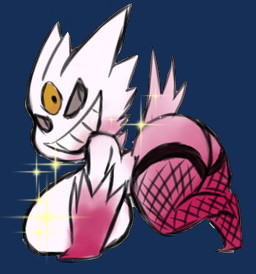 all_fours anthro anthrofied ass_up big_breasts big_butt breast_squish breasts breasts_on_ground butt clothing female fishnet_clothing fishnet_legwear fishnet_stockings fishnet_stockings_only forehead_gem fur gem gradient_fur grey_eyes grey_sclera grin huge_breasts legwear legwear_only looking_back mostly_nude one_leg_up pink_body pink_fur pokemorph raised_leg shortstack shortstack_female side_boob side_view simple_background smile solo sparkles squish stockings stockings_only tail thick_thighs transparent_background white_body white_fur kentayuki nintendo pokemon generation_6_pokemon mega_evolution mega_gengar pokemon_(species) shiny_pokemon 2016 alpha_channel full-length_portrait hi_res mixed_media portrait
