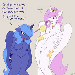 anthro anthrofied areola bdsm blue_background blue_fur blue_hair breasts collar crown cutie_mark english_text equine female friendship_is_magic fur hair half-closed_eyes horn horse leash mammal my_little_pony nipples nude open_mouth plain_background pony princess_celestia_(mlp) princess_luna_(mlp) pussy royalty skoon smile text white_fur wings
Rating: Explicit
Score: 20
User: EmoCat
Date: March 01, 2015 anthro anthrofied areola bdsm blue_background blue_fur blue_hair breasts collar crown cutie_mark english_text equine female friendship_is_magic fur hair half-closed_eyes horn horse leash mammal my_little_pony nipples nude open_mouth plain_background pony princess_celestia_(mlp) princess_luna_(mlp) pussy royalty skoon smile text white_fur wings
Rating: Explicit
Score: 20
User: EmoCat
Date: March 01, 2015