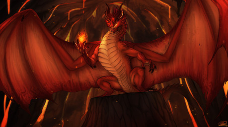 cave claws countershading crouching detailed_background fangs feet feral fire fireball forehead_gem frill_(anatomy) front_view gem horn lava looking_at_viewer male male_feral membrane_(anatomy) membranous_frill membranous_wings open_mouth quadruped red_body red_scales rock scales sharp_teeth sitting smile solo spikes spikes_(anatomy) spread_wings tail teeth toe_claws toes volcano wings yellow_eyes moonski dungeons_and_dragons european_mythology hasbro mythology wizards_of_the_coast ebonwing dragon dragon_(dnd) mythological_creature mythological_scalie red_dragon_(dnd) reptile scalie western_dragon absurd_res digital_media_(artwork) hi_res signature story story_in_description