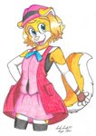 alternate_species anthro female solo silversimba01 nintendo pokemon pokemon_trainer serena_(pokemon) border_collie canid canine canis collie domestic_dog herding_dog mammal pastoral_dog sheepdog hi_res