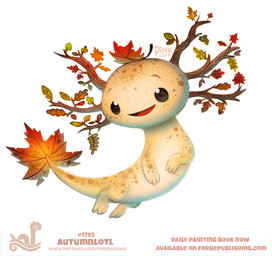 ambiguous_gender autumn black_eyes branch feral humor leaf open_mouth plant pun simple_background solo text tree visual_pun white_background piper_thibodeau amphibian aquatic axolotl hybrid mole_salamander salamander 2017 digital_media_(artwork) digital_painting_(artwork) english_text painting_(artwork) url