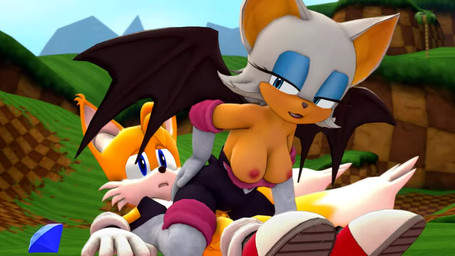 2_tails 5_fingers anthro anthro_focus anthro_on_anthro anthro_on_top anthro_penetrated anthro_penetrating anthro_penetrating_anthro areola armwear balls balls_deep bedroom_eyes big_breasts biped blue_eyes blue_eyeshadow bouncing_breasts breasts butt chaos_emerald clothed clothing crouching_reverse_cowgirl dominant dominant_anthro dominant_female duo elbow_gloves emerald_(gem) erection exposed_breasts eyelashes eyeshadow facial_tuft feet female female_focus female_on_top female_penetrated fingers fluffy fluffy_tail fur gem genitals gloves gloves_only hair half-closed_eyes hand_on_butt handwear handwear_only interspecies long_eyelashes looking_at_another looking_at_partner lying makeup male male/female male_on_anthro male_on_bottom male_penetrating male_penetrating_anthro male_penetrating_female membrane_(anatomy) membranous_wings mostly_nude multi_tail narrowed_eyes nipples nude on_bottom on_top open_clothing open_mouth open_topwear orange_body outside partially_clothed penetration penile penile_penetration penis penis_in_vagina reverse_cowgirl_position seductive sex shortstack shortstack_female sitting smile submissive submissive_male tail topwear tuft vaginal vaginal_penetration vulva white_body white_fur wings devilscry sega sonic_the_hedgehog_(series) miles_prower rouge_the_bat bat canid canine fox mammal 16:9 2026 3d_(artwork) 3d_animation animated digital_media_(artwork) high_framerate loop no_sound short_playtime source_filmmaker_(artwork) video widescreen