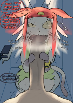 anthro big_glans big_penis bottomless clothed clothing dialogue dominant dominant_human duo erection fellatio footwear forced genitals glans green_clothing green_topwear hat headgear headwear huge_penis human_penetrating male male/male onomatopoeia oral penetration penile penis penis_grab rape sex sitting sitting_on_toilet sound_effects text toilet toilet_paper topwear drstrangeluvve space_dandy dandy_(space_dandy) meow_(space_dandy) betelgeusian human mammal english_text hi_res