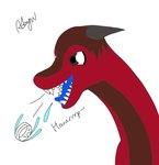 burping digestion feral male male_pred tulpa vore mythology dragon mythological_creature mythological_scalie scalie digital_media_(artwork) sketch