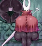 anthro bench breasts deep_skin duo eyelashes female female_focus horn larger_female male male/female non-mammal_breasts sitting sitting_on_another size_difference smaller_male thick_thighs wide_hips 2b-ge hollow_knight team_cherry hornet_(hollow_knight) the_knight_(hollow_knight) arachnid arthropod spider vessel_(species) digital_media_(artwork) incest_(lore) stepbrother_(lore) stepbrother_and_stepsister_(lore) stepsibling_(lore) stepsister_(lore)