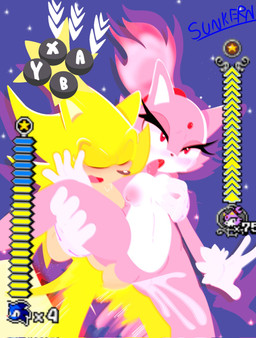 after_transformation anthro blush bodily_fluids breast_grab breast_grab_from_behind breasts button_prompt cum cum_in_vagina cum_inside cum_overflow duo female fire flaming_hair from_behind_position gameplay_mechanics genital_fluids hair hand_on_breast hand_on_head heart_eyes heart_symbol hero looking_pleasured male male/female nude penetration ponytail princess pseudo_hair raised_leg royalty sex simple_background spread_legs spreading standing standing_doggystyle standing_sex super_transformation tongue tongue_out vaginal vaginal_penetration thesunkern sega sonic_the_hedgehog_(series) blaze_the_cat burning_blaze sonic_the_hedgehog super_sonic domestic_cat eulipotyphlan felid feline felis hedgehog mammal hi_res