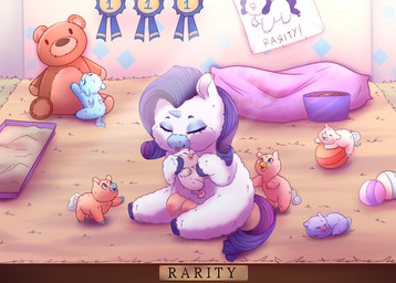 1_horn ambiguous_gender ball blue_body blue_eyeshadow blue_fur cleaning crotch_breasts eyelashes eyes_closed eyeshadow featureless_crotch female female_feral feral fur good_parenting group hair happy horn licking lifting_another litter_box looking_at_another makeup nipples on_hind_legs orange_body orange_fur pet_food pillow pink_body pink_fur playing_with_toys plushie purple_hair purple_tail sitting sleeping smile standing tail teddy_bear text tongue tongue_out white_body white_fur wings young young_ambiguous young_feral laponkisuwu fluffy_pony friendship_is_magic hasbro my_little_pony mythology rarity_(mlp) equid equine fluffy_pony_(species) mammal mythological_creature mythological_equine pegasus 2024 character_name digital_media_(artwork) english_text hi_res shaded