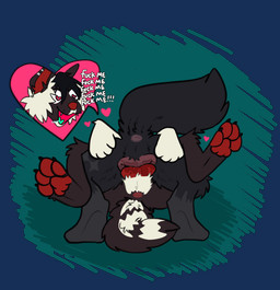 alternative_fashion animal_genitalia animal_vulva anus black_body black_fur black_hair bodily_fluids butt canine_genitalia canine_vulva dripping drooling duo ear_piercing emo emo_haircut enthusiastic facial_piercing female female/female female_feral feral feral_on_feral fur genital_fluids genitals hair heart_eyes heart_symbol interspecies lip_piercing lying on_back open_mouth pawpads paws piercing pussy_rubbing saliva sex simple_background text tongue tribadism unnatural_colors vaginal vaginal_fluid_drip vaginal_fluids vulva white_body white_fur knotholder skitzwolf skit_(oc) skunk_(prittstix) canid canine canis mammal mephitid mephitidae skunk wolf alpha_channel digital_drawing_(artwork) digital_media_(artwork) english_text hi_res trans_(lore) trans_man_(lore)