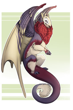 ambiguous_gender feral fur mane simple_background solo tail wings bastika mythology dragon furred_dragon furred_scalie mythological_creature mythological_scalie scalie 2015 2:3 digital_media_(artwork) hi_res