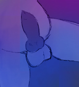 animal_genitalia animal_penis anthro average_penis balls canine_genitalia canine_penis erection faceless_character genitals gradient gradient_background male penis simple_background sitting slightly_chubby slightly_chubby_male solo white_body rxx107 canid canine mammal