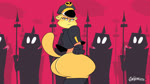 16:9 2018 2d_animation animated anthro big_butt boots bottomless bottomless_female breasts butt clothed clothing domestic_cat featureless_breasts felid feline felis female footwear frame_by_frame gloves group handwear hat headgear headwear hi_res jacket large_group leather leather_boots leather_clothing leather_footwear lilly_(vimhomeless) looking_at_viewer mammal public short_playtime solo_focus sound sound_warning topwear vimhomeless walking webm widescreen