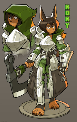 5_fingers 5_toes anthro armor axe belt black_hair brown_body brown_fur brown_nails choker clothing colored_nails feet female fingerless_gloves fingers fur gloves greaves grey_background hair handwear holding_object holding_weapon hood humanoid_feet jewelry knight looking_at_viewer melee_weapon nails necklace orange_eyes pauldron plantigrade short_hair simple_background solo standing stirrup_footwear toes warrior weapon ceehaz dog_knight_rpg rory_(ceehaz) canid canine canis dobermann domestic_dog mammal pinscher 2020 hi_res