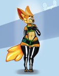 anthro arm_warmers armwear bottomwear clothed clothing crossdressing femboy hotpants latex leggings legwear male shorts slime solo tentacles wide_hips likeablemouse likeable dipodomyine goo_creature heteromyid kangaroo kangaroo_mouse macropod mammal marsupial mouse murid murine rodent