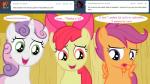 16:9 accessory apple_bloom_(mlp) bow_(feature) bow_accessory bow_ribbon comic computer cutie_mark_crusaders_(mlp) earth_pony electronics english_text equid equine feathered_wings feathers female feral friendship_is_magic group hair_accessory hair_bow hair_ribbon hasbro horn horse jananimations laptop mammal my_little_pony mythological_creature mythological_equine mythology orange_body orange_feathers pegasus pony ribbons scootaloo_(mlp) smile sweetie_belle_(mlp) text tumblr unicorn widescreen wings young