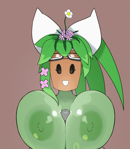 big_breasts breast_play breasts female first_person_view for_a_head genitals happy happy_sex huge_breasts male male/female male_pov nipples not_furry penis plant sex titfuck mdthetest blaster_master kanna_(blaster_master) elemental_creature elemental_humanoid flora_fauna humanoid object_head plant_humanoid 2023 animated