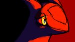 black_background contrast eye_bags female feral glowing glowing_eyes multicolored_body red_light sad simple_background sketchy solo yellow_eyes badday_(artist) nintendo pokemon generation_3_pokemon latias legendary_pokemon pokemon_(species) 16:9 hi_res portrait widescreen