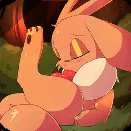 3_toes animal_genitalia animal_penis autofellatio balls blush brown_body brown_fur canine_genitalia canine_penis detailed_background erection eyes_closed feet feral fur genitals grass knot lying male masturbation nude oral oral_masturbation outside penetration penile penile_masturbation penis plant shrub solo tail toes tree lodetail nintendo pokemon eevee generation_1_pokemon mammal pokemon_(species) 1:1 2025 2d_animation animated colored digital_media_(artwork) frame_by_frame hi_res shaded