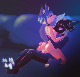 affectionate anthro anthro_on_anthro anthro_penetrated anthro_penetrating anthro_penetrating_anthro anus bodily_fluids boyfriend/girlfriend breast_play breast_suck breasts butt butt_grab duo erection female female_on_top female_penetrated from_front_position genital_fluids genitals gentle_sex glowing glowing_eyes glowing_paws hand_on_butt hand_on_partner's_head happy happy_sex hug hugging_another hugging_during_sex interspecies intimate knot love lovers_moment loving_sex machine male male/female male_penetrating male_penetrating_female mastery_position nipple_fetish nipple_play nipple_suck nude on_top pawpads paws penetration penile penile_penetration penis penis_in_vagina romantic romantic_ambiance romantic_couple romantic_sex sex spread_butt spreading sucking sweat sweatdrop vaginal vaginal_fluids vaginal_penetration vulva kuwsh ekyzde maffe canid canine fox mammal protogen hi_res