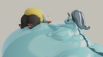 ambiguous_gender anthro duo inflation magicpig55 morbidly_obese obese overweight pawpads paws nintendo pokemon braixen eeveelution generation_1_pokemon generation_6_pokemon goodra hybrid pokemon_(species) vaporeon 3d_(artwork) blender_(artwork) digital_media_(artwork) hi_res