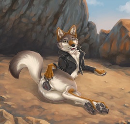 4_toes animal_genitalia animal_vulva anus brown_body brown_fur brown_tail butt canine_genitalia canine_vulva claws clothed clothed_female clothed_feral clothing cloud countershade_fur countershade_torso countershading day feet female female_feral feral fur genital_focus genitals inner_ear_fluff jacket looking_at_viewer looking_back looking_back_at_viewer lying on_side open_mouth outside pawpads paws plump_labia rear_view sky solo tail tail_anus teeth thick_thighs toe_claws toes tongue topwear tuft vulva vulva_focus yellow_eyes niffad sage_(niffthefox) canid canine canis coyote mammal 2025 digital_drawing_(artwork) digital_media_(artwork)