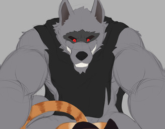 anal anal_penetration anthro anthro_on_anthro anthro_penetrated anthro_penetrating black_sclera butt cheek_tuft chin_tuft cloak clothing dominant dominant_male duo faceless_character faceless_male facial_markings facial_tuft from_behind_position front_view fur fuzzy grey_body grey_fur grin hat head_markings head_tuft headgear headwear larger_anthro larger_male leaning leaning_forward looking_down male male/male male_penetrated male_penetrating male_penetrating_male markings mask_(marking) mostly_nude muscular muscular_anthro muscular_male narrowed_eyes obscured_sex orange_body orange_fur penetration pointy_ears prick_ears red_eyes sex size_difference smaller_anthro smaller_male smaller_penetrated smile solo_focus tail teeth tuft baconbearart dreamworks puss_in_boots_(franchise) death_(puss_in_boots) puss_in_boots_(dreamworks) canid canine canis domestic_cat felid feline felis mammal tabby_cat wolf colored_sketch cropped digital_drawing_(artwork) digital_media_(artwork) flat_colors hi_res sketch unfinished