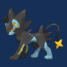 ambiguous_gender black_body black_fur black_mane black_tail blue_body blue_ears blue_fur border feral fur mane mouth_closed multicolored_body multicolored_fur quadruped red_sclera side_view simple_background solo tail transparent_background yellow_ears yellow_inner_ear ken_sugimori nintendo pokemon generation_4_pokemon luxray pokemon_(species) 1:1 alpha_channel full-length_portrait official_art portrait