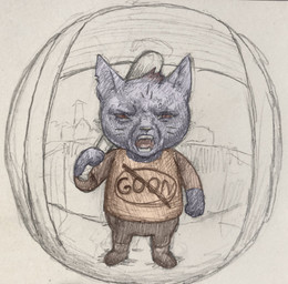 anthro baseball_bat bat_(object) boots bottomwear clothed clothed_anthro clothed_male clothing ears_up fist footwear holding_baseball_bat holding_melee_weapon holding_object holding_weapon looking_at_viewer male melee_weapon open_mouth pants red_eyes shirt shoes solo teeth teeth_showing text text_on_clothing tongue topwear weapon reynard_goodfellow never_goon domestic_cat felid feline felis mammal hi_res meme