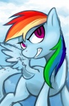 2012 blue_fur cloud equine female feral friendship_is_magic fur grin hair hobbes_maxwell horse low_res multi-colored_hair my_little_pony pegasus pony purple_eyes rainbow_dash_(mlp) rainbow_hair simple_background sky smile solo spread_wings wings
Rating: Safe
Score: 8
User: Hobbes_Maxwell
Date: July 12, 2012