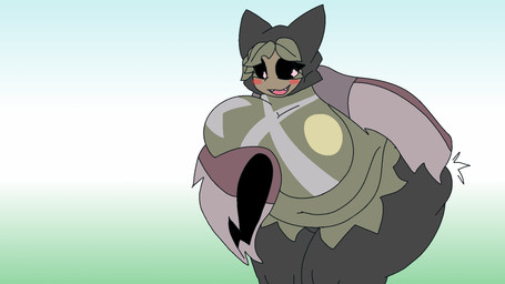 anthro big_breasts big_butt blush breasts butt butt_slap female holding_breast huge_breasts huge_butt hyper slap slapping_own_butt slapping_self solo toafloast nintendo pokemon generation_9_pokemon hearthflame_mask_ogerpon legendary_pokemon ogerpon pokemon_(species) 16:9 2d_animation animated animated_gif frame_by_frame hi_res short_playtime widescreen