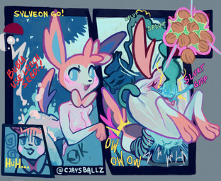 abdominal_bulge ambiguous_feral ambiguous_gender ambiguous_penetrating ambiguous_penetrating_female anthro anthro_on_feral anthro_penetrated anthrofied bestiality breasts butt cervical_contact cervical_penetration clitoris color_coded duo egg egg_insertion female female/ambiguous female_anthro female_penetrated feral feral_penetrating feral_penetrating_anthro genitals glistening glistening_body inflation internal internal_vaginal navel nipples nude nude_anthro nude_female open_mouth outie_navel ovipositor ovipositor_in_pussy penetration pokemorph sex spread_butt spreading tentacle_in_vagina tentacle_ovipositor tentacle_penetration tentacles uterus vaginal vaginal_penetration vulva x-ray_view x_navel c-jay nintendo pokemon bulbasaur eeveelution generation_1_pokemon generation_6_pokemon pokemon_(species) sylveon hi_res