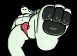 anthro male male/male paws solo stepped_on royal_compost family_guy brian_griffin tagme