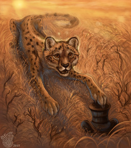4_fingers amber_eyes ambiguous_gender black_body black_claws black_fur black_lips black_nose black_spots claws clothing cloud day detailed_background digitigrade dipstick_tail feet feral fingers fur grass hat headgear headwear hindpaw inner_ear_fluff lips long_mouth looking_at_viewer looking_up lying markings multicolored_tail nature no_sclera on_front open_mouth orange_body orange_fur outside paws plant shadow sky snout solo spots spotted_body spotted_fur sun tail tail_markings tan_body tan_fur teeth top_hat tuft whiskers white_body white_fur flashw cheetah felid feline mammal 2015 detailed digital_media_(artwork) digital_painting_(artwork) painting_(artwork)